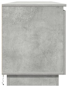 TV szekrény LED beton szürke 180x38x49 cm műgyanta