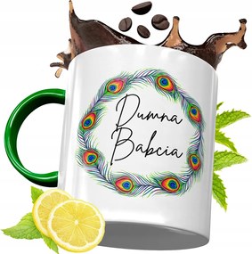 Zöld Bögre Nagymamáknak Nagymama Napjára Ajándék fényképes nyomattal