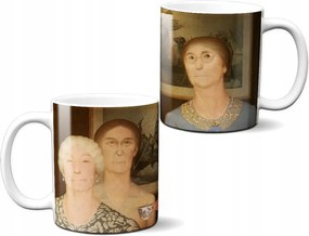 Daughters of Revolution Grant Wood bögre