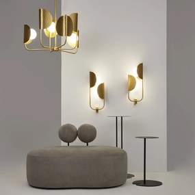 Maytoni modern fali lámpa tropic fehér sárgaréz mymod164wl-02bs
