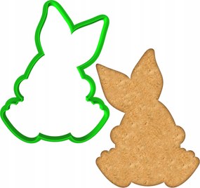 Húsvéti Forma Mézeskalács lyukasztó Húsvéti Nyuszi 10cm