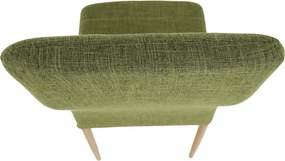 Szék, zöld szövet/bükk, COLETA NOVA