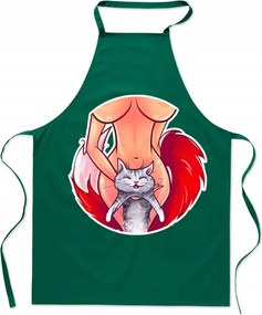 Konyhai kötény Forró cica mellek nő Ajándék