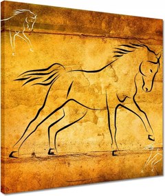 Vászonkép 40x40 Galoppozó ló