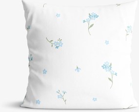 Goldea pamut párnahuzat - nefelejcsek 30 x 50 cm