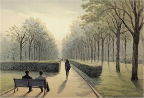 Fotótapéta Flizelin Fali Ragasztó Park szett 152x104 Ragasztó