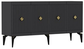 Midas Anthracite and Gold szekrény