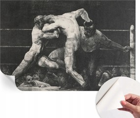 Fotótapéta Öntapadós tapéta a szobába Boxer párbaj 104x70 cm