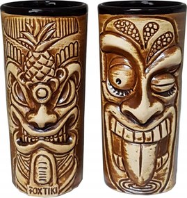 Fox Tiki Mug Matero Pohár Bögre Kerámia Hawaii