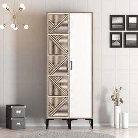 Kumsal PS - Walnut, White