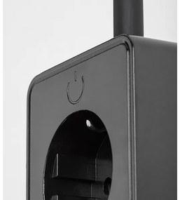 Rabalux 71283 - LED dimmelhető fali lámpa TIVRO E 4W/230V, konnektorba dugható USB-csatlakozóval, fekete