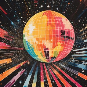 Poszter 30x30cm Disco Játék!