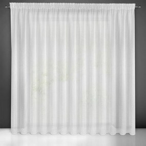 Sibel mintás dekor függöny Fehér/ezüst 400x250 cm