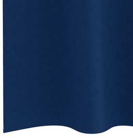 Függönyök függönyökkel 2 pcs Sötétkék 260x140cm Poliészter