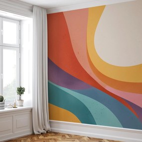 Fotótapéta - Színes hullám (147x102 cm)