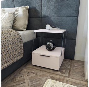 Éjjeliszekrény TEKOBA 52x42 cm fehér