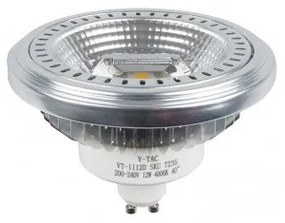 LED lámpa , AR111, GU10 foglalat , 12 Watt , természetes fehér , dimmelhető , V-TAC