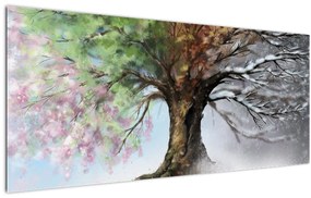 Kép - Négy évszak fája (120x50 cm)