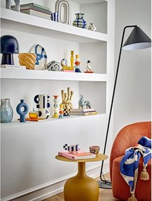 Narancssárga kordbársony füles fotel Pradi – Bloomingville