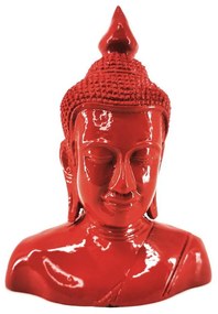 THAI piros Buddha mellszobor