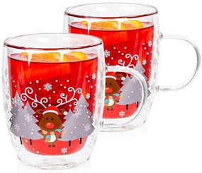 4Home Hot&Cool Mug Reindeer thermo pohár 270ml,2 db