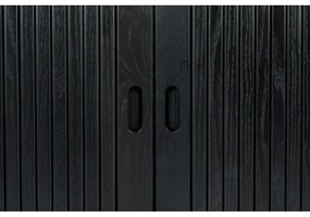 Barbier tolóajtós fekete komód - Zuiver