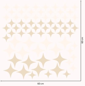PIPPER. Textil falmatrica "Csillagok" Szín: Szürke