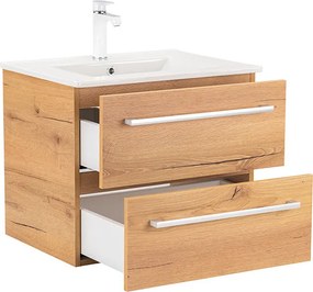 Vario Clam 60 alsó szekrény mosdóval tölgy-tölgy