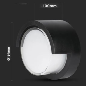 LED kültéri fali lámpa LED/12W/230V 3000K IP65