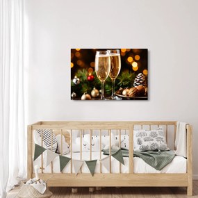 Kép - Egy pohár pezsgő (90x60 cm)