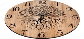 Falióra 58 cm átmérő MDF életfa mintával