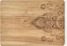 Vágódeszka tálaló, Nyomtatás, akác