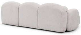 Krémszínű buklé (U alakú) sarokkanapé Orbit – Ropez