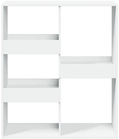 fehér térelválasztó könyvszekrény 100 x 33 x 115 cm