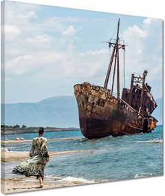 Vászonkép 40x40 Tengerészet Tengeri hajók