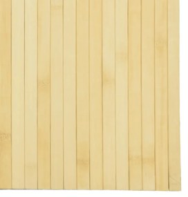 világos természetes bambusz térelválasztó 165 x 800 cm