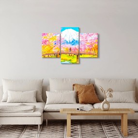 Kép - festett pár, akvarell (90x60 cm)