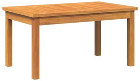 vidaXL Dohányzóasztal Olaj Természetes Tömör Akácfa