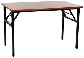 ALB-NY-A024/156 összecsukható asztal fekete vázzal (160 cm)
