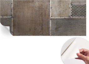 Fotótapéta Öntapadós Dekoratív tapéta Metál minták 250x104 cm
