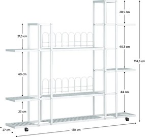 Polcállvány, fehér, LASKIA