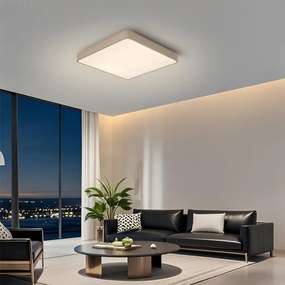 Brilagi-LED dimmelhető mennyezeti lámpatest POOL LED/36W/230V 3000-6000K 40x40 cm bézs+távirányítóval