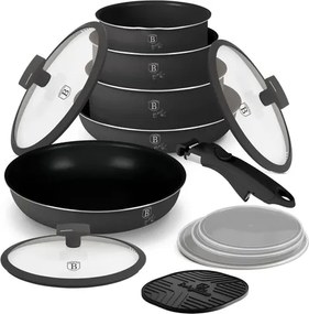 BerlingerHaus 12 részes edénykészlet Anthracite Collection(BH/8252N)