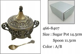 Cukortartó arany bevonattal