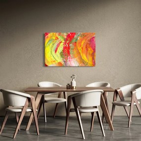 Absztrakció kép - festmény (90x60 cm)