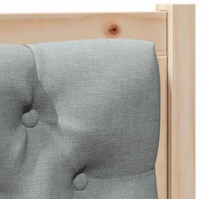 Fejtámla Egyéb Barna és világosszürke 80 cm Tömör fenyőfa