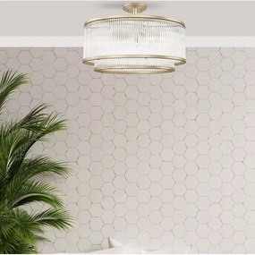 Zuma Line C0528-06H-V6AC - Felületre szerelhető csillár SERGIO 6xE14/60W/230V arany