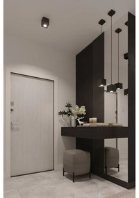 Geo fekete falilámpa - Sollux