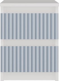 MIX M2 ARTEO éjjeliszekrény, 30x40x30 cm, fehér-kék