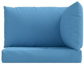 3 db melange kék szövet raklappárna